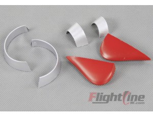Flightline 1.6M P-38L Silver Plastic Parts Set 1